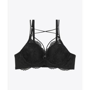 [섹시쿠키]스트링 포인트 블랙 브라 SCWBZ601