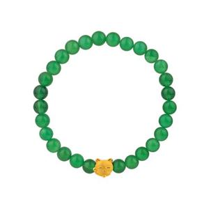 [한국금다이아몬드] 순금 볼 팔찌 24K 여자 금팔찌 추마노 고양이 1g