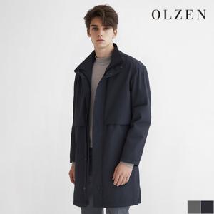 [올젠] 인비저블 후드 하이넥 코트 (ZOB3CG1302)