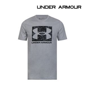 언더아머 반팔티셔츠 ABC 카모 박스드 로고 그레이 1361673-011