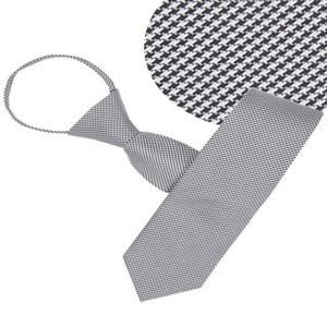 (남성의류도매)LTIE-100하운드투스 넥타이(자동) 블랙