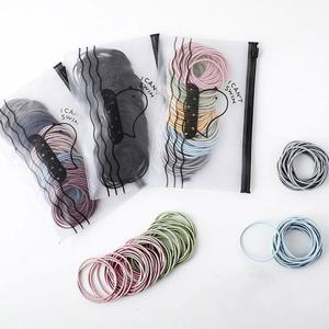 심플 슬림 기본 머리끈 100p X3개 헤어끈 머리고무줄