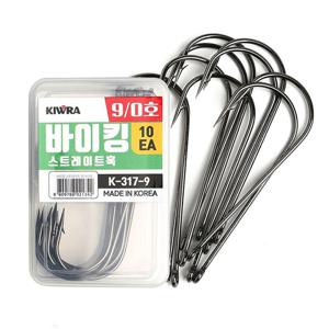 키우라 바이킹 스트레이트 훅 K-317 빅사이즈 대광어 바늘
