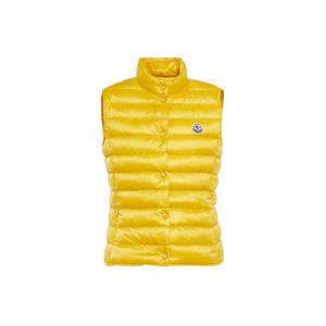 몽클레어 로고 조끼 패딩 옐로우 여성 1A10200 53048 105