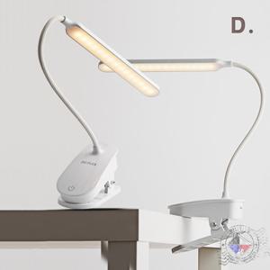 듀플렉스 집게형 & 데스크 겸용 자바라 LED 스탠드 DP-HS210LS