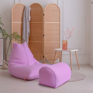 보니타 빈백 대형 파우치 P202 에어매쉬 소파 [풋스툴세트]