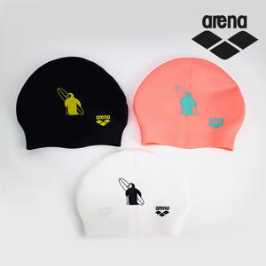 아레나 워터파크 물놀이 펭귄 수영모자 긴머리전용
