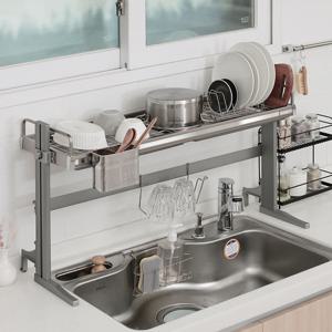 T-스마트 기둥식 식기건조대 900 주방 싱크대 선반