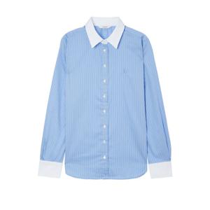 헤지스여성 HSSH3D8C3 스트라이프 면혼방 긴팔셔츠