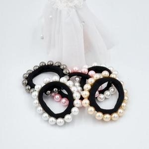 (5개세트)데일리 진주알 헤어끈