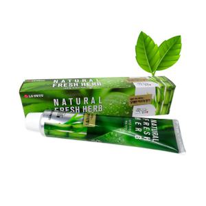 LG생활건강 죽염 내추럴후레쉬 허브치약 160g 죽염치약