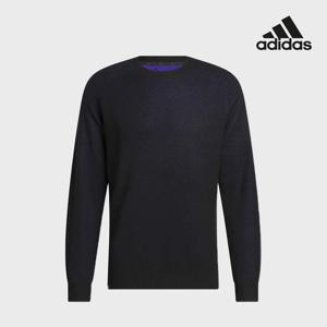 아디다스골프 남성 프라임니트 크루넥 스웨터 블랙 IA1297