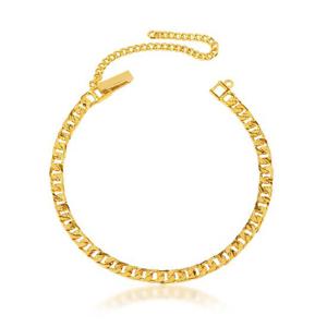 [한국금다이아몬드] 순금 팔찌 24K 여자 남자 면 콤비 체인 11.25g