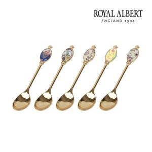 [로얄알버트]100주년 리프레시 티스푼 5P 세트(전기)