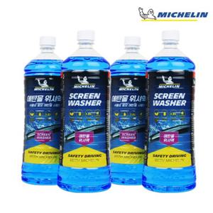[무료배송] 미쉐린 차량용 에탄올 워셔액 1.8L 4개입