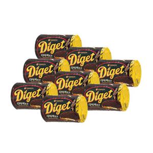 오리온 다이제 초코 225g 8개 초코 통밀 과자