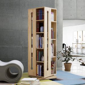 비앙스 VONI 높은 원목 회전책장