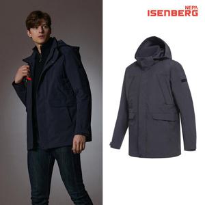 [이젠벅][ISENBERG] NEW 네파이젠벅 우븐자켓+플리스자켓 남성