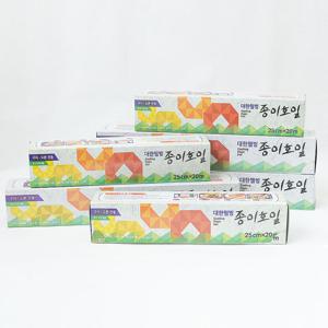 대한 웰빙 종이호일 25x20 기름종이호일 쿠킹호일
