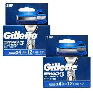 질레트 마하3 터보 NEW 면도날 8입