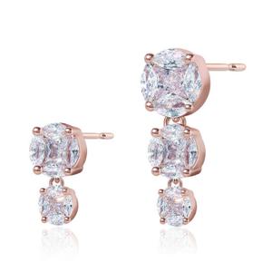 [루브르파리] 14K G.F 제니아 크리스탈 드롭 귀걸이 EA2855