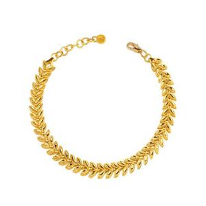 [한국금다이아몬드] 순금 팔찌 24K 여자 금팔찌 리프 18.75g 18K장식