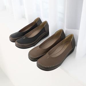 제이슈 / 제이슈 지쎄수제화 천연양가죽 엘딘 단화 4.5cm