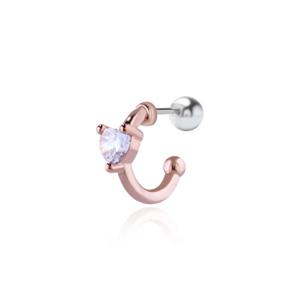 [메종드비쥬] 메일린 크리스탈 하트 피어싱 E00004