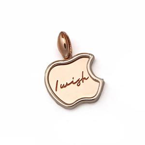 [비앤비골드] 14K 아이위시 사과 콤비 펜던트 JNP39017