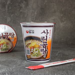 농심 사리곰탕컵 61g 1개 / 컵라면 작은컵