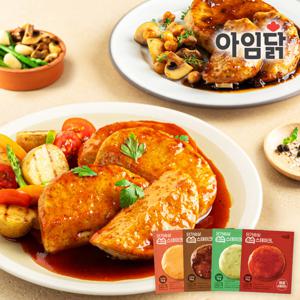 [아임닭] 닭가슴살 소스 스테이크 100g 4종 골라담기