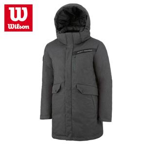 윌슨 네오 겨울 패딩 점퍼 1451 그레이 하프 남성