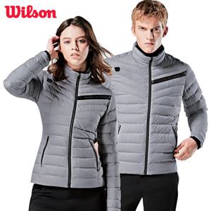 윌슨 경량 덕다운 패딩 4821 그레이 겨울 남성 여성