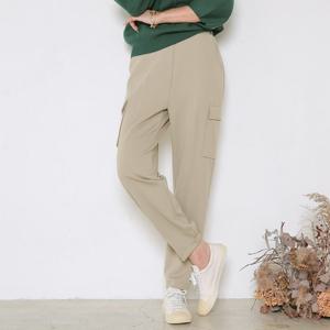 [유스타일팜]멀티룩/국산메이드/에슐레져룩/출근룩 사각아웃포켓 밑단반조거 세미배기팬츠 PKS104