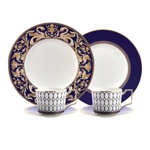 [웨지우드]르네상스골드 2인 티세트 E