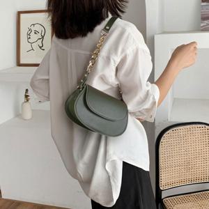 여성 플랩 라운드 미니 체인백 크로스백