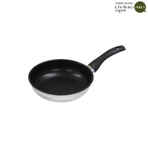 리빙아트 디오바코 인덕션 스텐 티타늄코팅 후라이팬 20cm