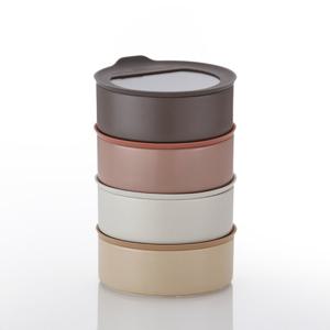 네오플램 피카 원 도자기 용기 원형 4종(600mlx4)