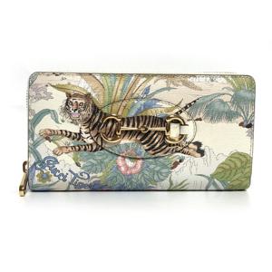 GUCCI 구찌 홀스빗 타이거 지퍼 장지갑 621889 9271