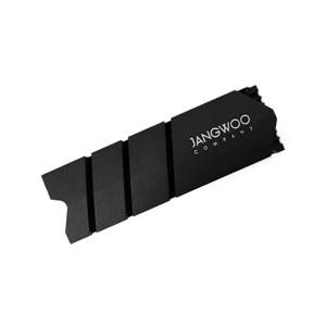 장우컴퍼니 JW-HTK04 블랙 M.2 NVMe SSD 방열판 쿨링 방열패드