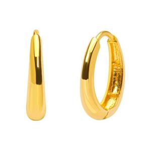 [한국금다이아몬드] 순금 원터치 귀걸이 여자 물방울 유광 24K