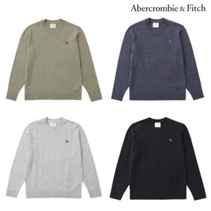 [아베크롬비][A&FITCH] 아베크롬비 시그니쳐로고 라운드 니트 택