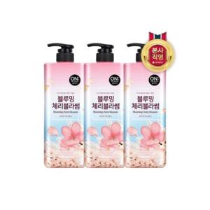 [온더바디]온더바디 플라워 체리블라썸 바디워시 900G x 3개