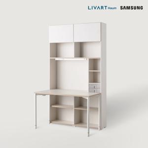 리바트하움 오브제 1200 6단 학생 책상세트 일반형 (삼성조명/도