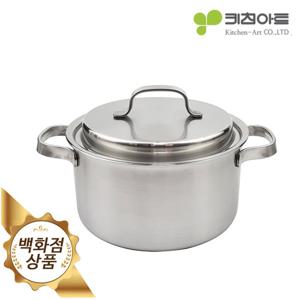 [키친아트]NEO IH 통5중 스텐레스 냄비 24cm 양수 (인덕션겸용)