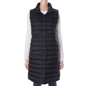 [뱅뱅]여성 하이넥 롱 구스다운 조끼 NEJ615