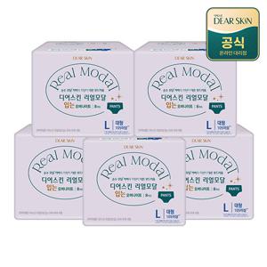 디어스킨 리얼모달 입는 오버나이트 대형 8P x 5팩