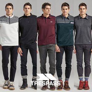 [트레스패스]트레스패스 DLX 남성 FW 웜 기모티셔츠 5종세트