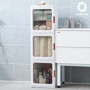 리빙톤 360 타워수납장 이동식 폴딩 수납장 틈새수납장