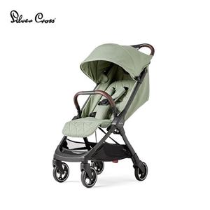 실버크로스 클릭2.0 초경량 휴대용 유모차 세이지그린